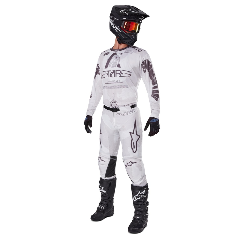 Alpinestars Racer Racer Hollow gaiši kamuflāžas-brūns motokrosa krekls