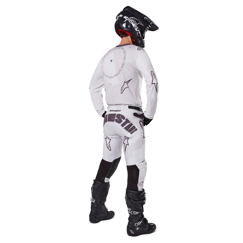 Alpinestars Racer Racer Hollow gaiši kamuflāžas-brūns motokrosa krekls