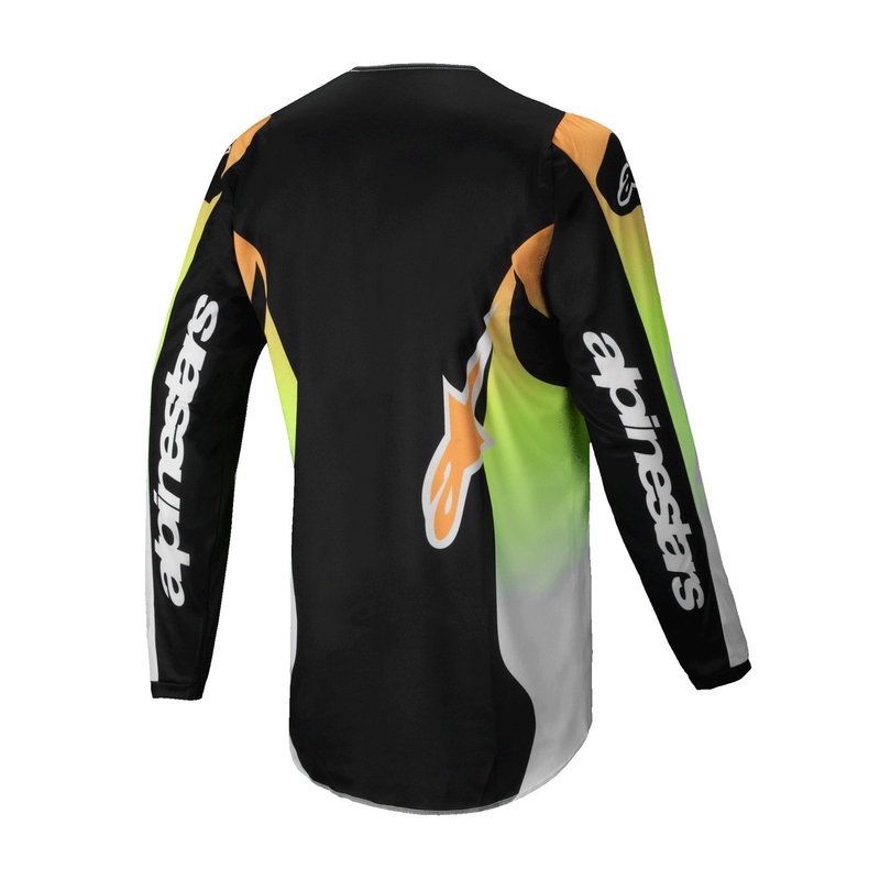 Alpinestars Fluid Wurx motokrosa krekliņš dzeltens un melns