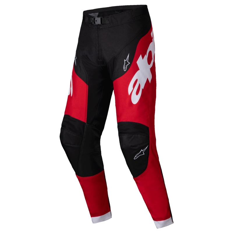 Alpinestars Racer Veil motokrosa bikses melnas un sarkanas