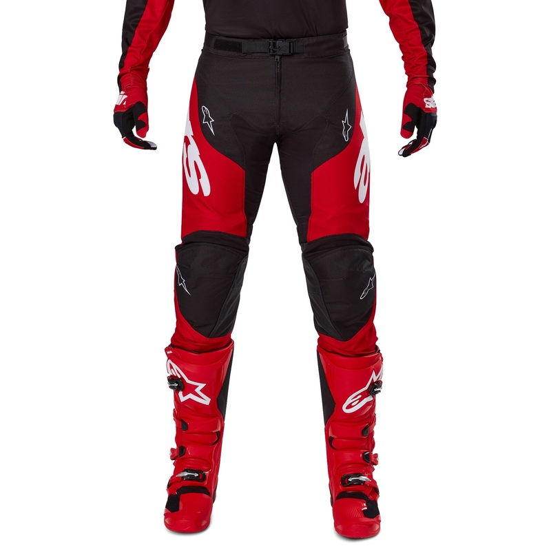 Alpinestars Racer Veil motokrosa bikses melnas un sarkanas