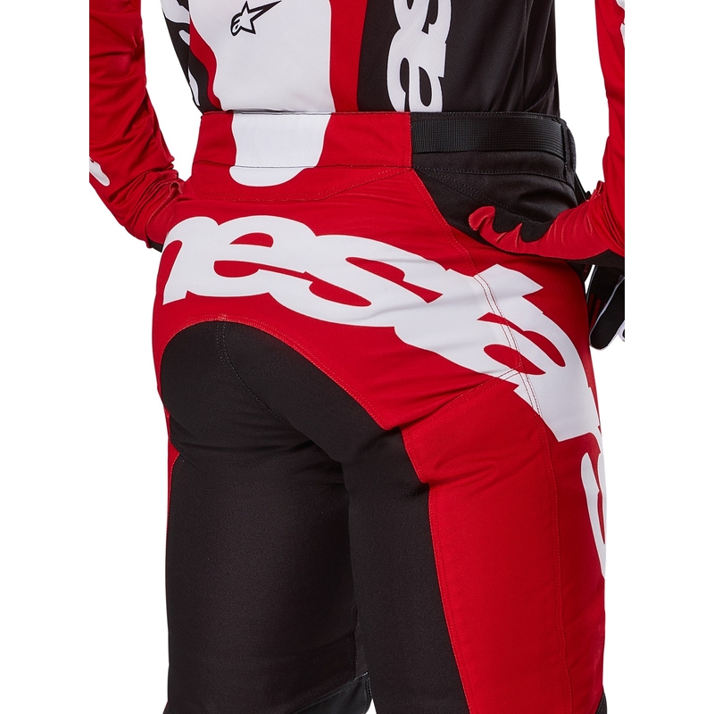Alpinestars Racer Veil motokrosa bikses melnas un sarkanas
