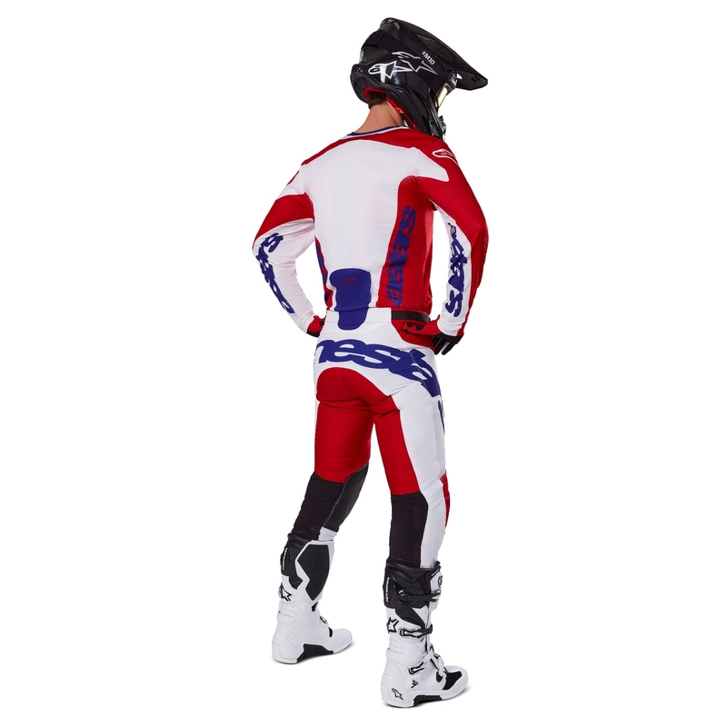 Alpinestars Racer Veil motokrosa bikses sarkanbaltsarkanas