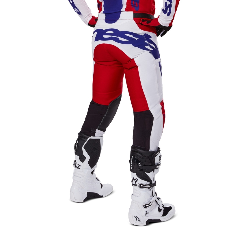Alpinestars Racer Veil motokrosa bikses sarkanbaltsarkanas