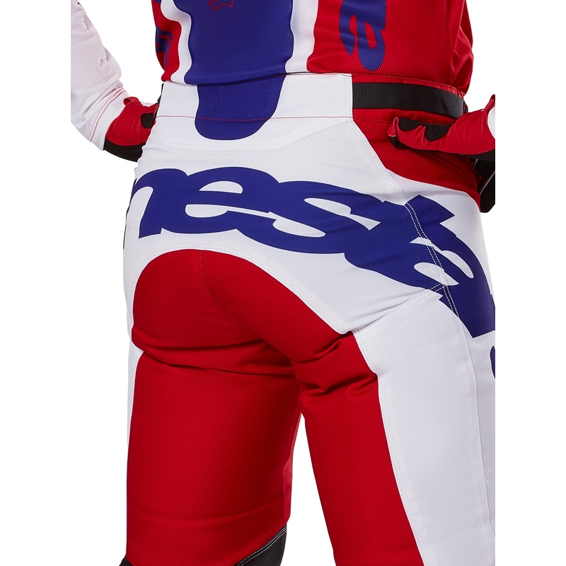 Alpinestars Racer Veil motokrosa bikses sarkanbaltsarkanas