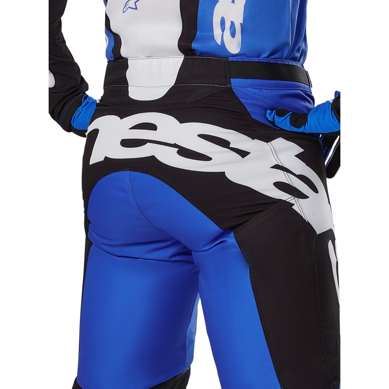Motokrosové kalhoty Alpinestars Racer Veil modro-černé