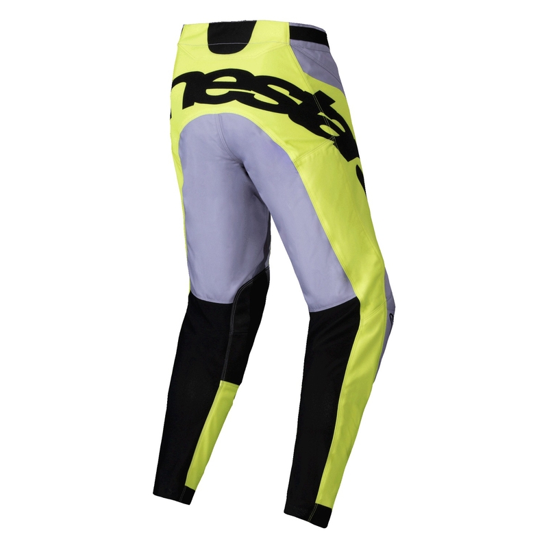 Alpinestars Racer Veil motokrosa bikses pelēkas-fluo dzeltenas