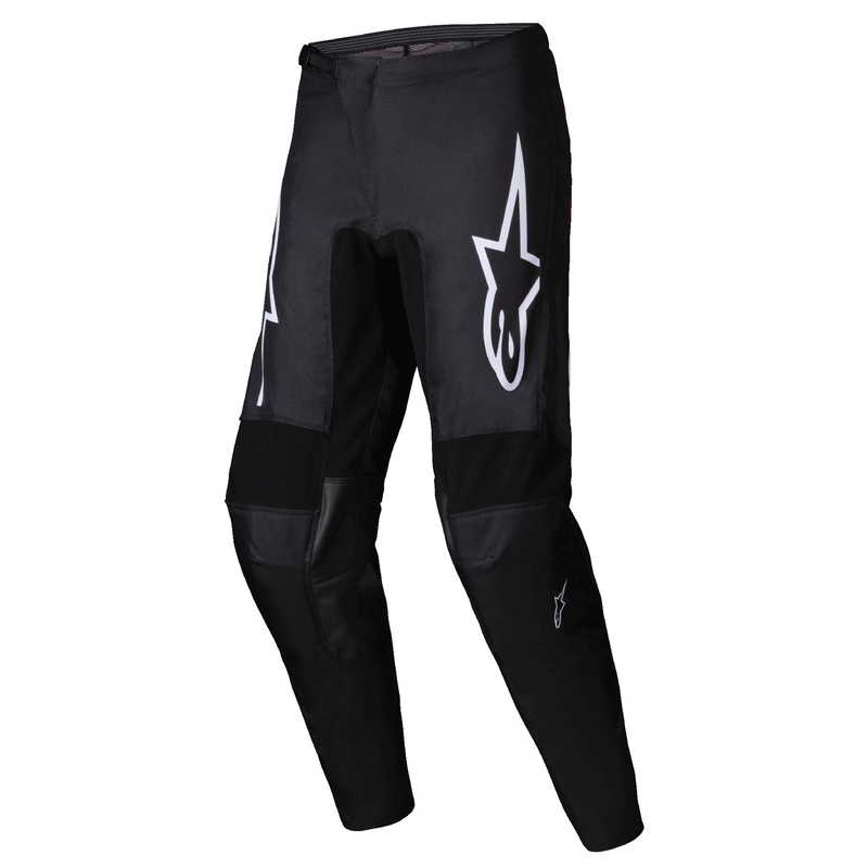 Motokrosové kalhoty Alpinestars Fluid Haul černo-bílé