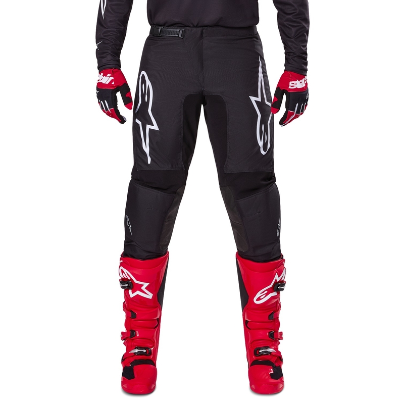 Motokrosové kalhoty Alpinestars Fluid Haul černo-bílé