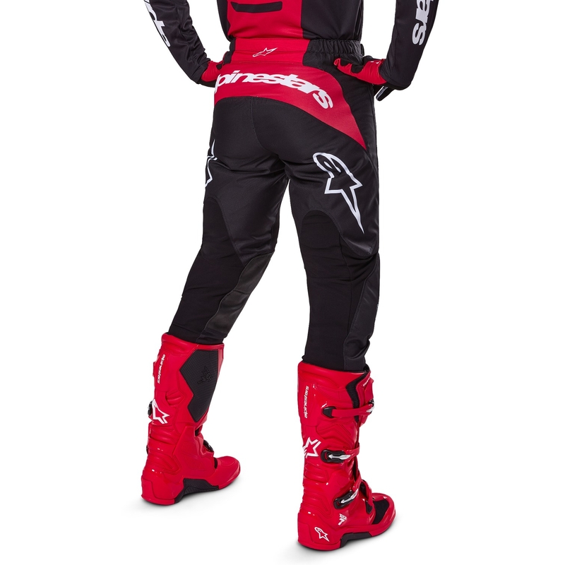 Motokrosové kalhoty Alpinestars Fluid Haul černo-bílé