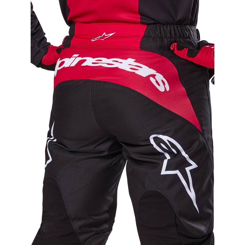 Motokrosové kalhoty Alpinestars Fluid Haul černo-bílé