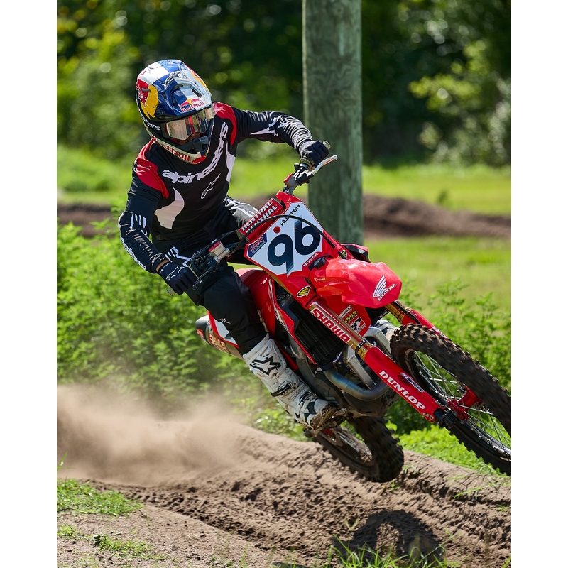 Motokrosové kalhoty Alpinestars Fluid Haul černo-bílé