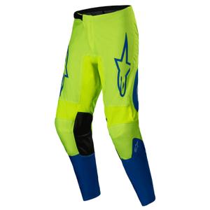 Alpinestars Fluid Haul motokrosa bikses fluo dzeltenā-zilā krāsā