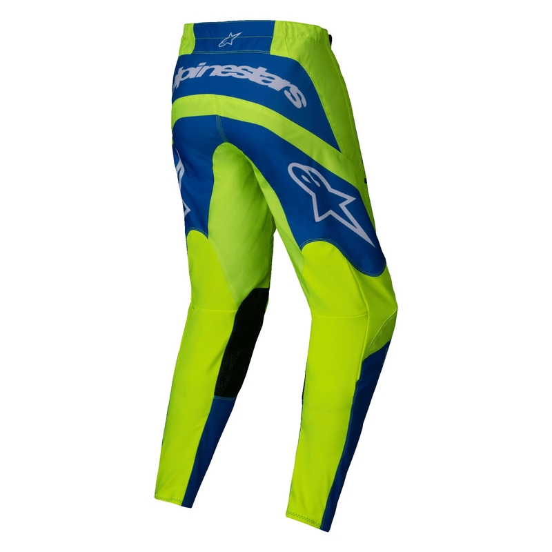 Alpinestars Fluid Haul motokrosa bikses fluo dzeltenā-zilā krāsā