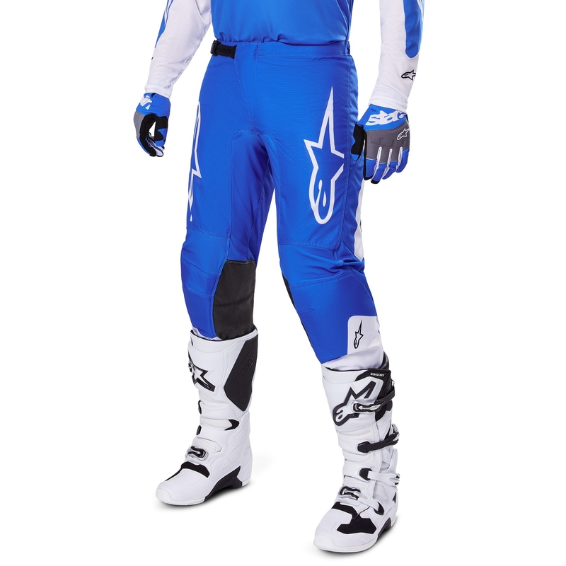 Motokrosové kalhoty Alpinestars Fluid Haul modro-bílé