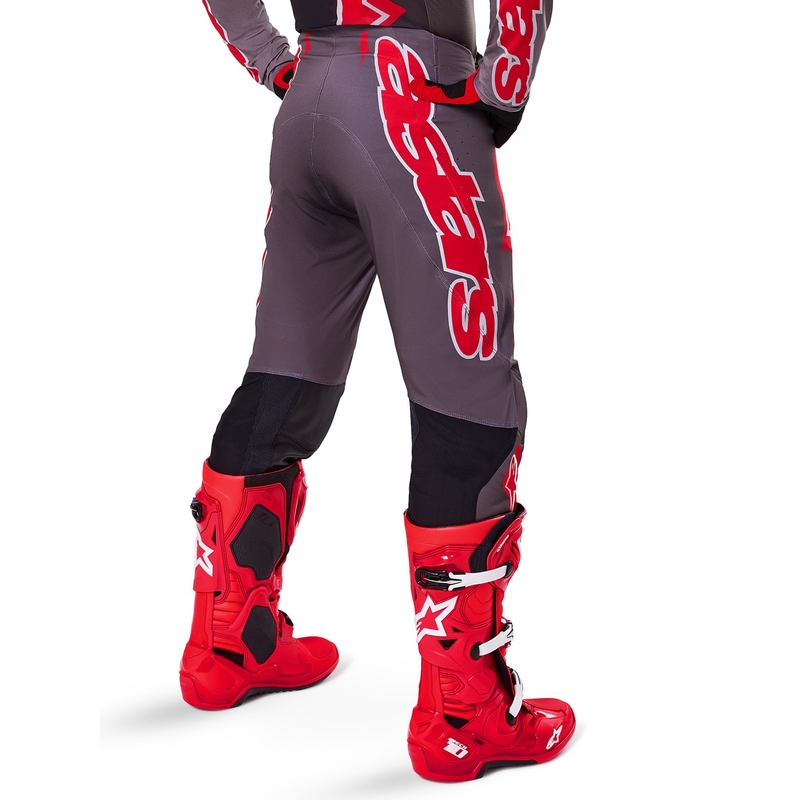 Alpinestars Supertech Lipan Smoke Red motokrosa bikses