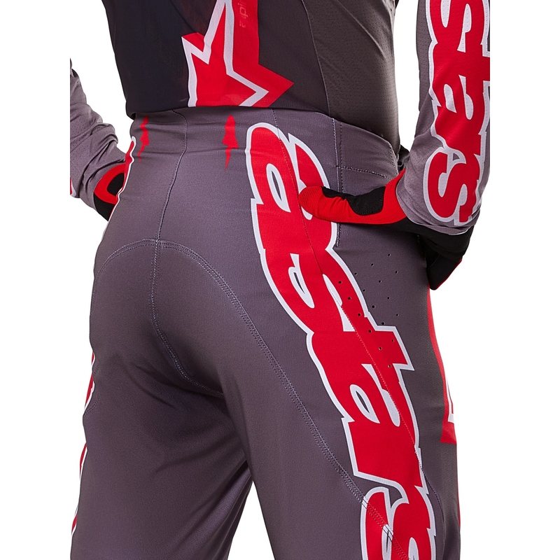 Alpinestars Supertech Lipan Smoke Red motokrosa bikses