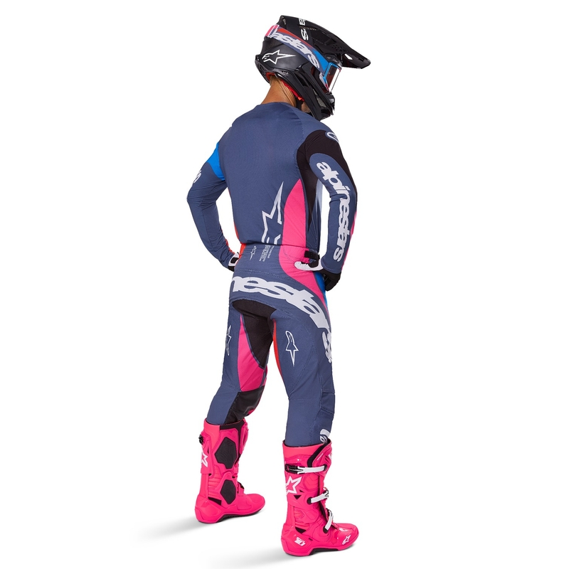 Motokrosové kalhoty Alpinestars Techstar Dreem šedo-multicolor
