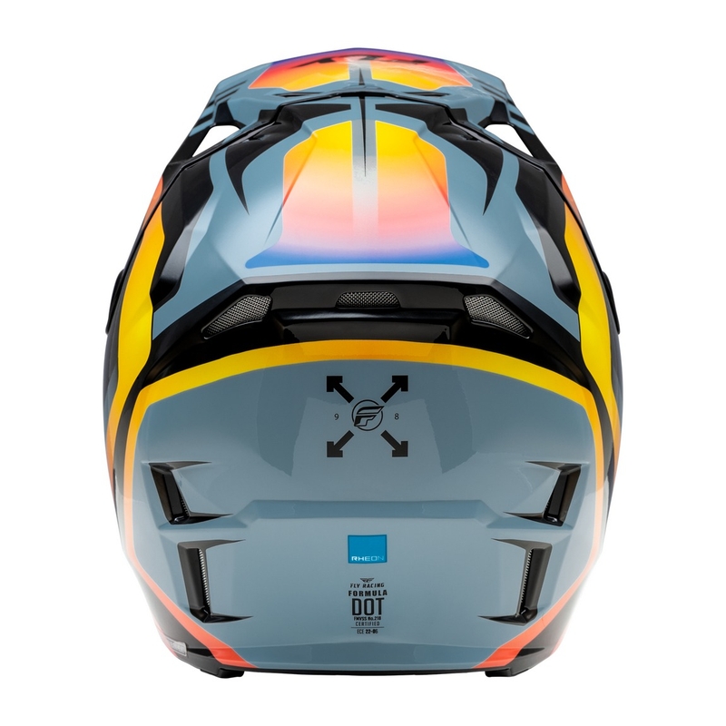 Motokrosa ķivere FLY Racing Formula CP black-grey-rainbow