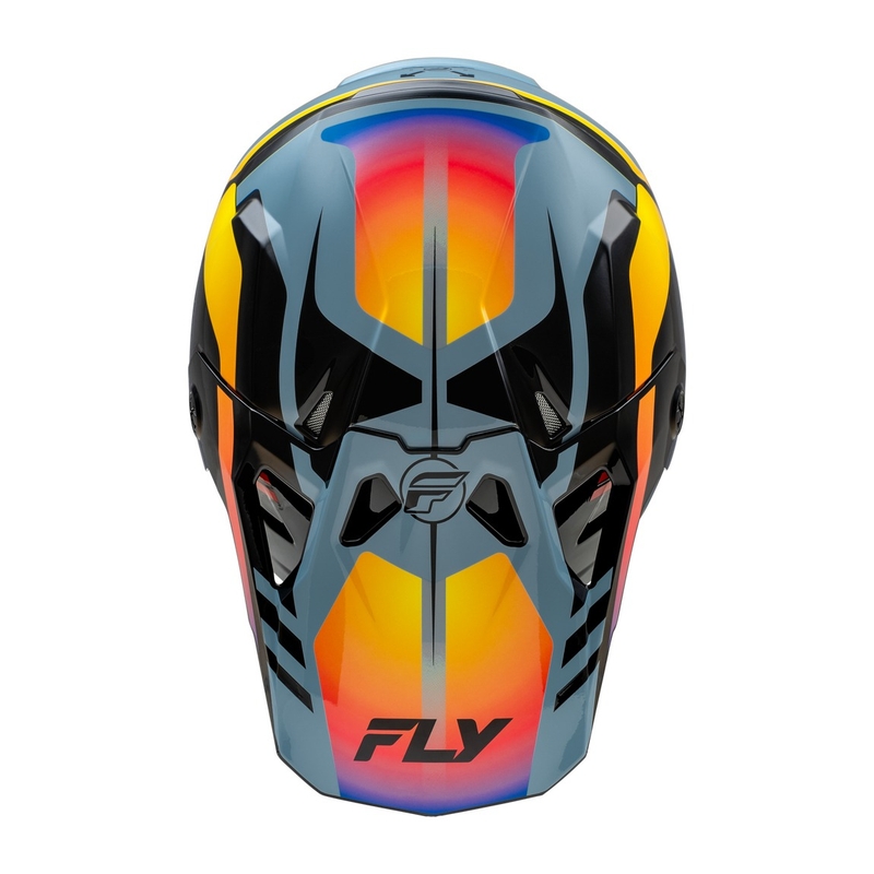Motokrosa ķivere FLY Racing Formula CP black-grey-rainbow