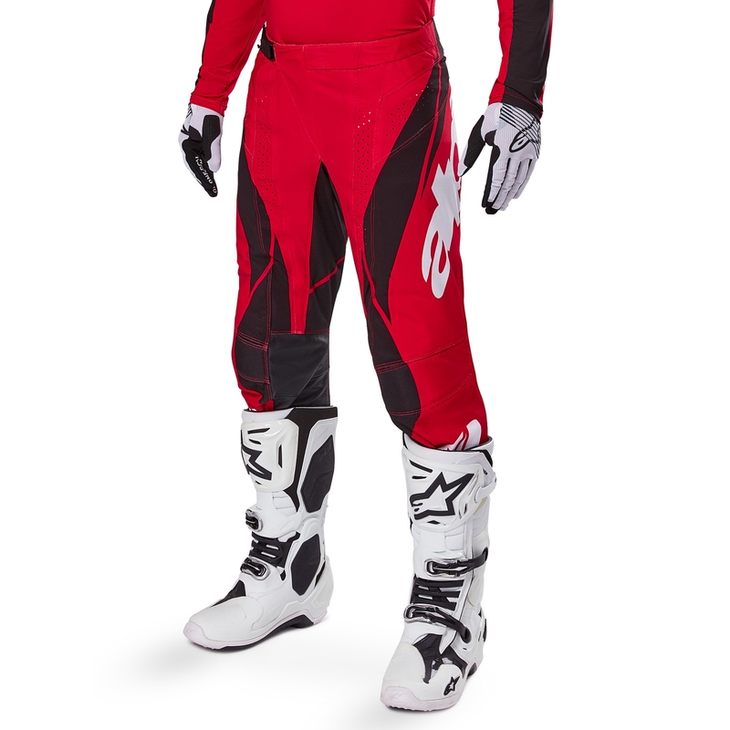 Motokrosové kalhoty Alpinestars Techstar Dreem červeno-černé