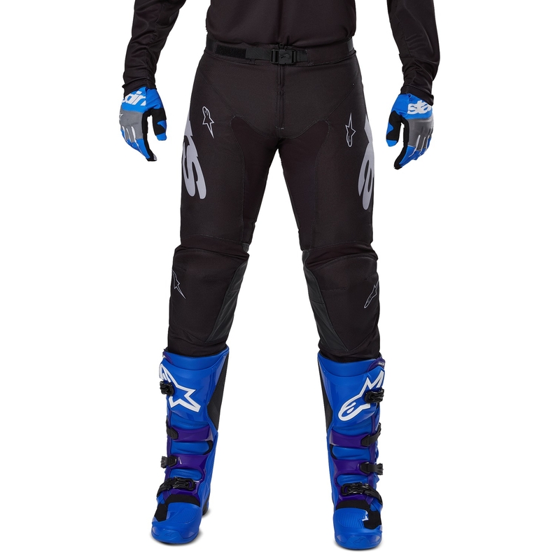 Alpinestars Racer Graphite motokrosa bikses melnas un pelēkas krāsas