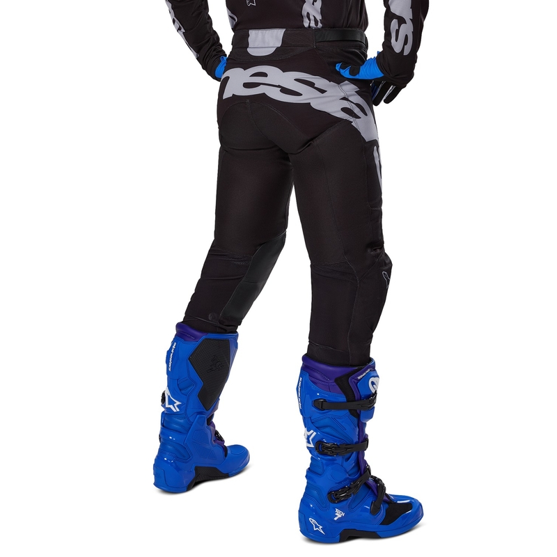 Alpinestars Racer Graphite motokrosa bikses melnas un pelēkas krāsas