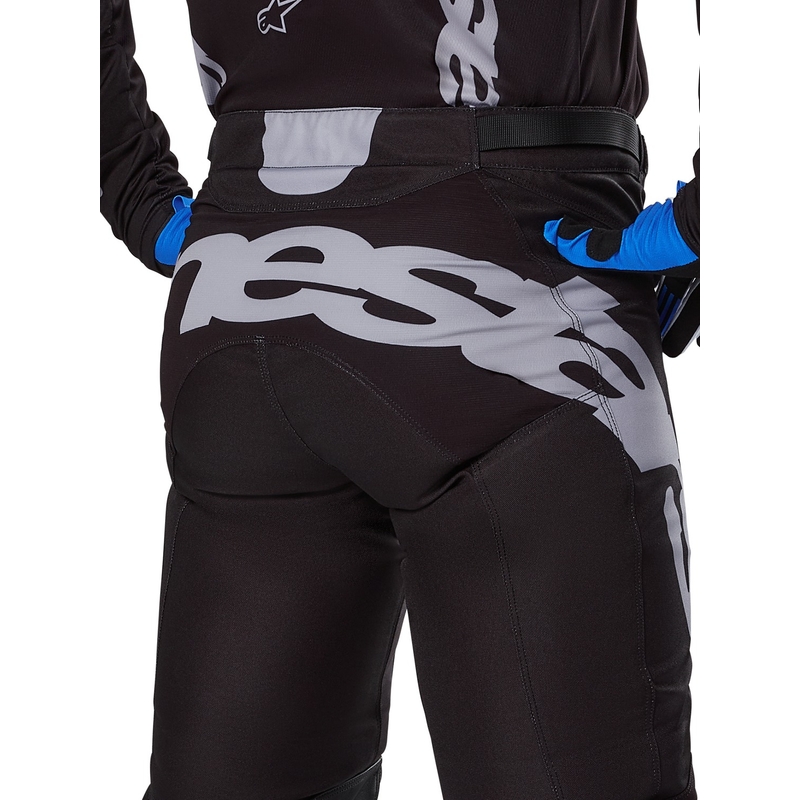 Alpinestars Racer Graphite motokrosa bikses melnas un pelēkas krāsas