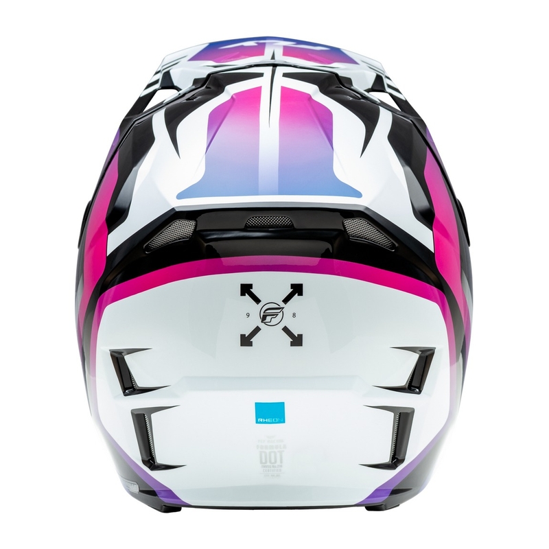 Motokrosa ķivere FLY Racing Formula CP balta-melna-violeta