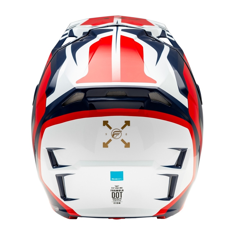 Motokrosa ķivere FLY Racing Formula CP sarkanbaltsarkanzila