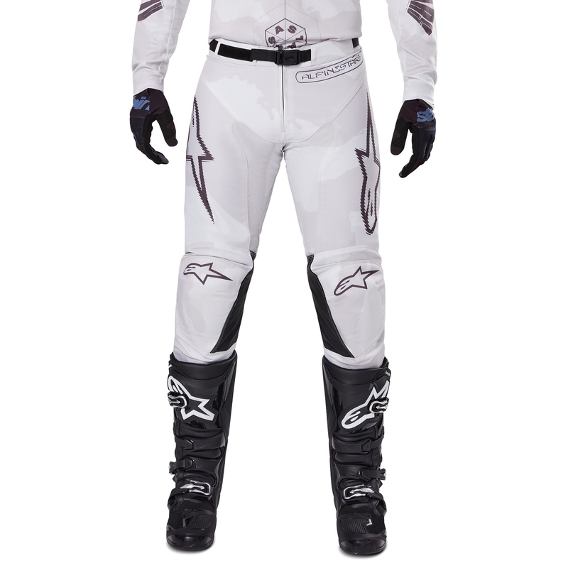 Alpinestars Racer Hollow motokrosa bikses gaišas, kamuflāžas, brūnas