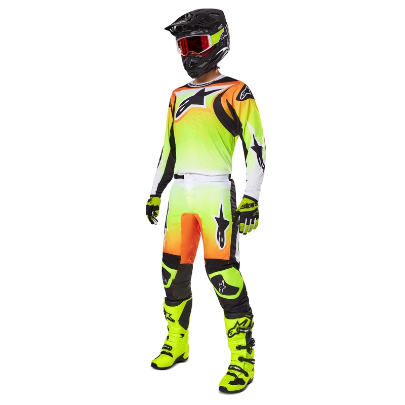 Alpinestars Fluid Wurx motokrosa bikses dzeltens un melns