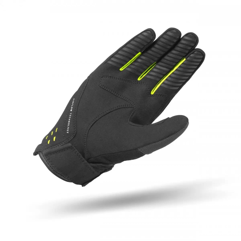 Bērnu motocikla cimdi Shima One EVO melns-fluo dzeltens
