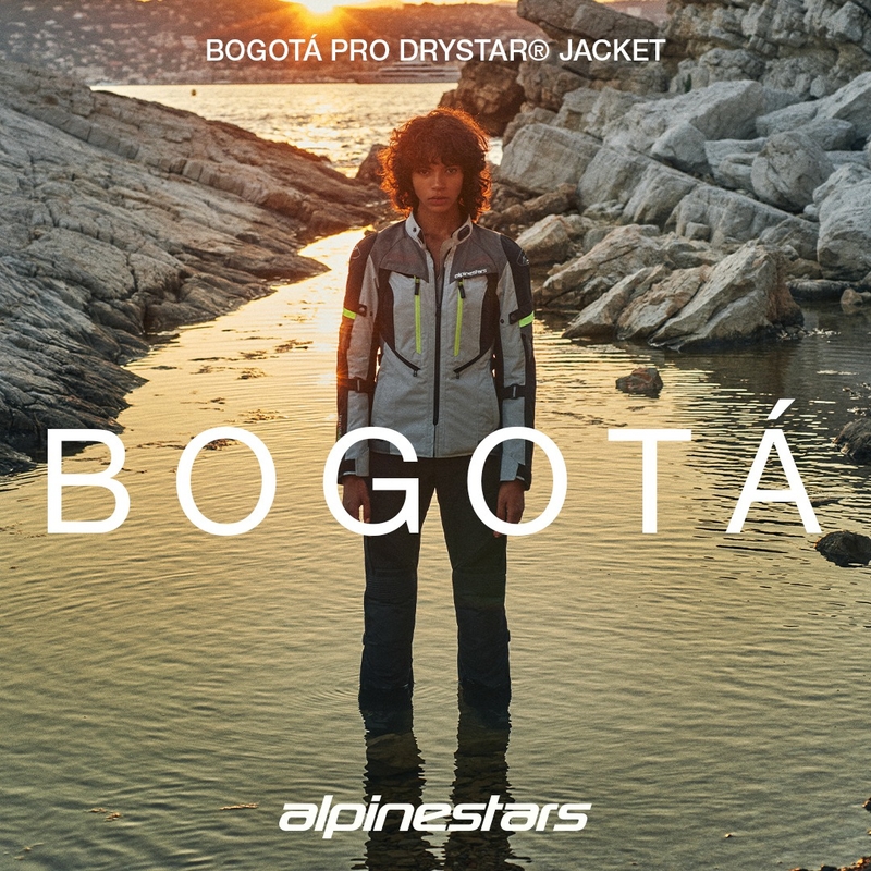 Alpinestars Stella Bogota PRO Drystar sieviešu motocikla jaka Black