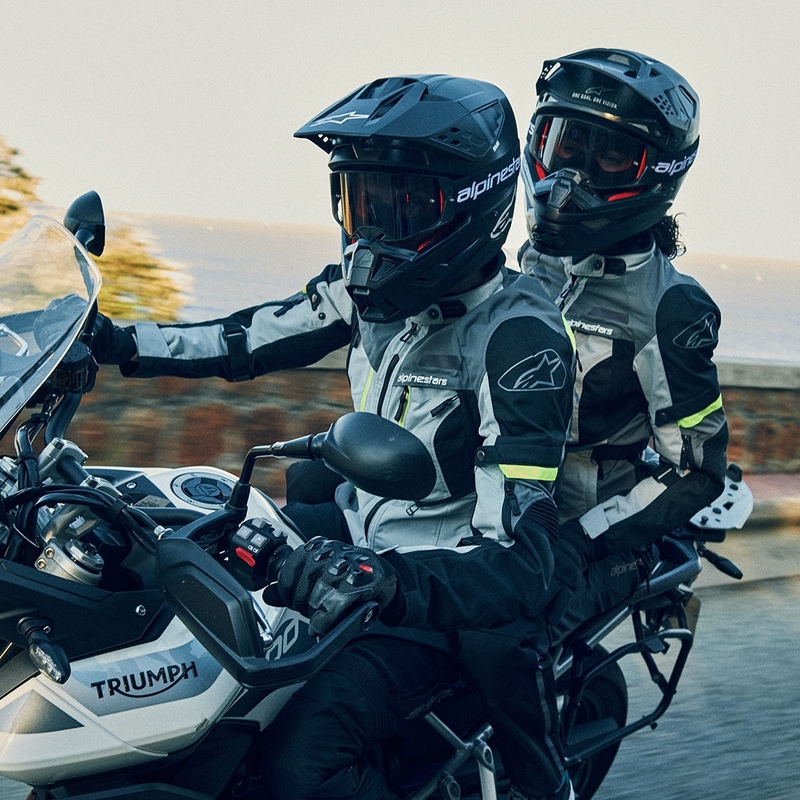 Alpinestars Sieviešu Stella Bogota PRO Drystar Grey-Black-Fluo Yellow motocikla jaka