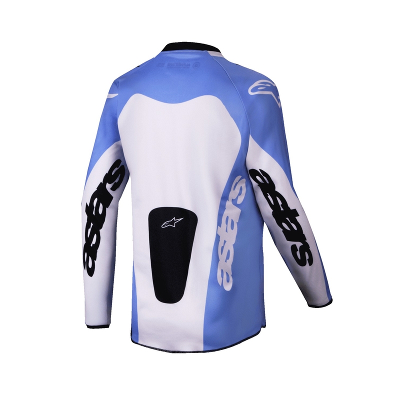 Dětský motokrosový dres Alpinestars Racer Veil fialovo-černý