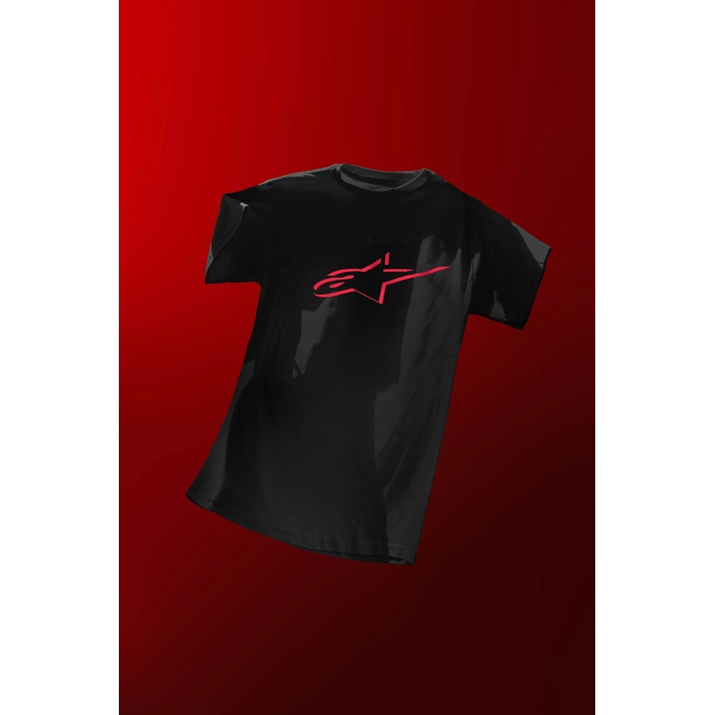 T-krekls Alpinestars Ageless Shadow CSF black-red