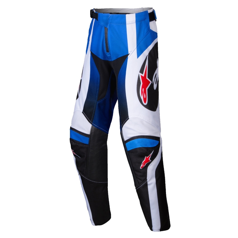 Dětské motokrosové kalhoty Alpinestars Racer Wurx modro-černé