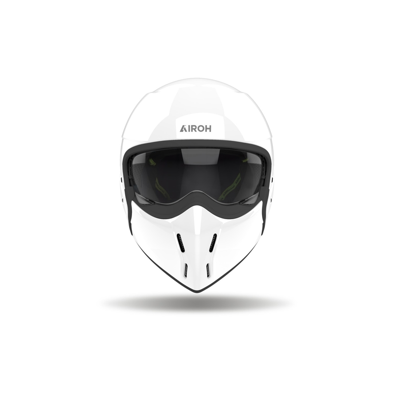 Modulārā motociklu ķivere Airoh J110 Krāsa spīdīgi balta