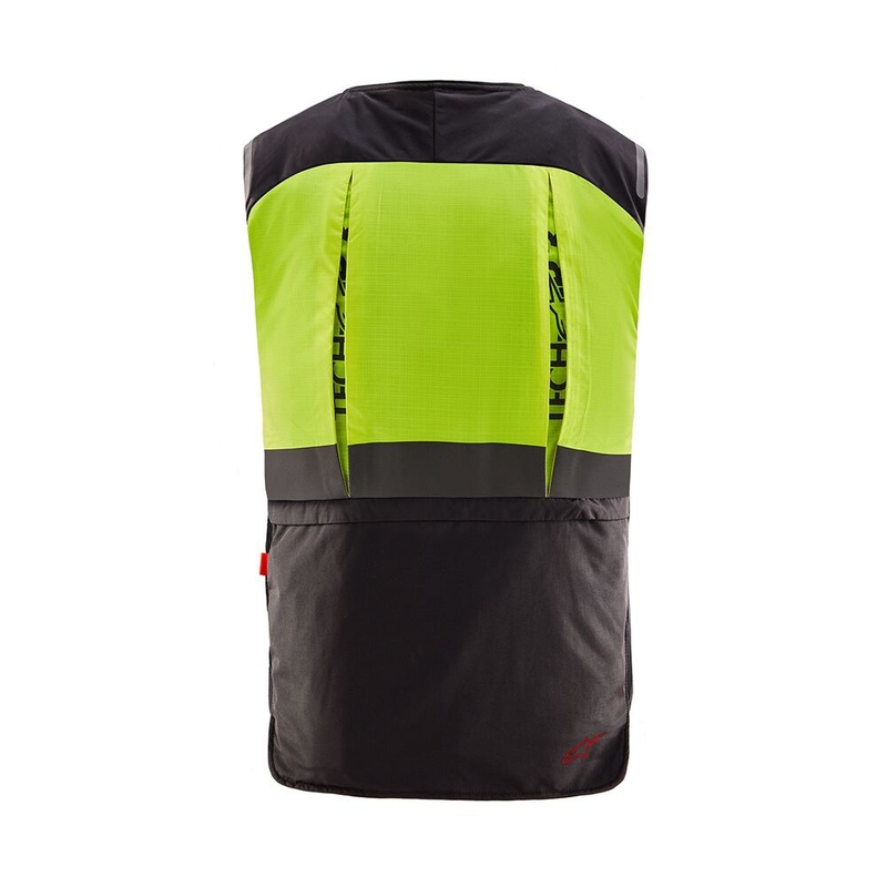 Alpinestars TECH-AIR®3 sistēmas fluo dzeltenā-melnā gaisa spilvenu veste