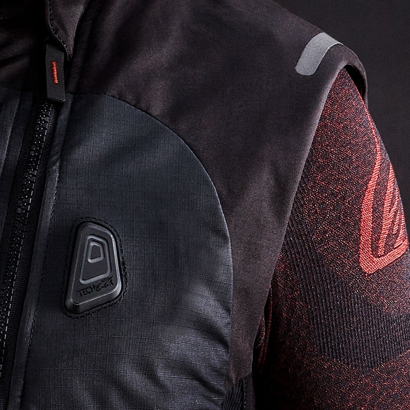 Alpinestars TECH-AIR®3 sistēmas fluo dzeltenā-melnā gaisa spilvenu veste