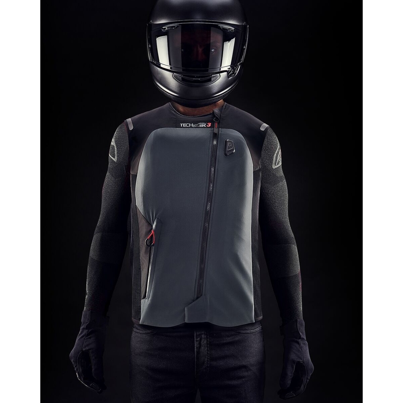 Alpinestars TECH-AIR®3 sistēmas fluo dzeltenā-melnā gaisa spilvenu veste