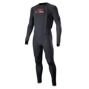 Alpinestars TECH-AIR®10 gaisa spilvena vestes ar garām kājām ārējais slānis melns-arkans-pelēks