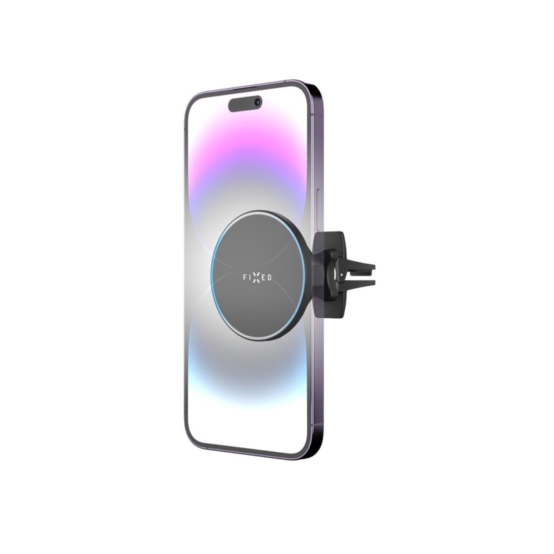 FIXED MagRound bezvadu uzlādes turētājs ar MagSafe atbalstu melns 15W