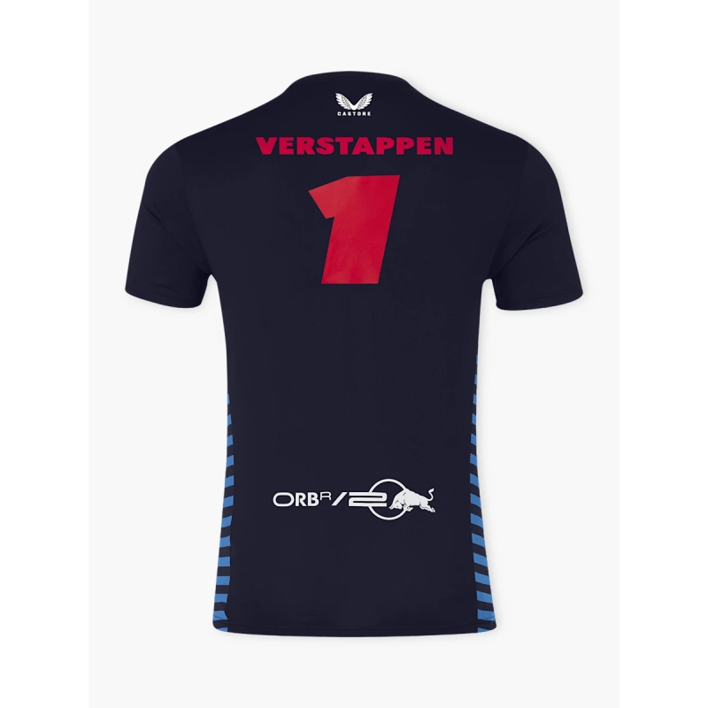 T-krekls Red Bull Racing F1 Max Verstappen tumši zils