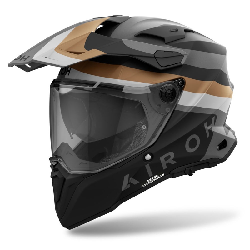 Enduro ķivere Airoh Commander 2 Doom matēta zelta krāsā