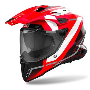 Enduro ķivere Airoh Commander 2 Mavick spīdīgi sarkana