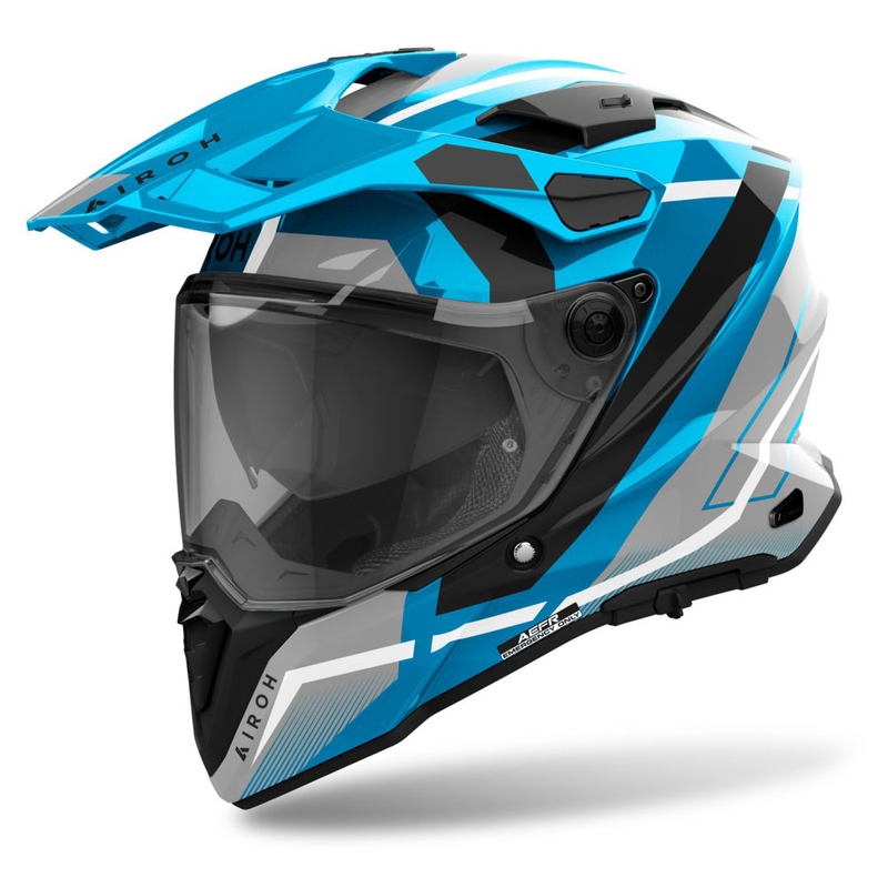 Enduro ķivere Airoh Commander 2 Mavick spīdīgi zila