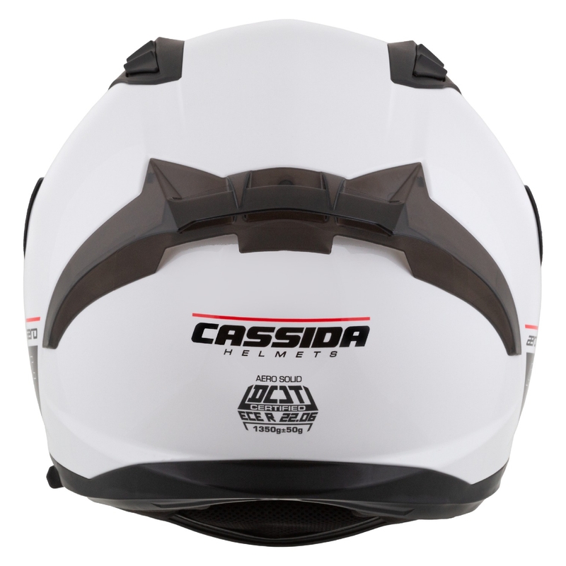 Cassida Aero integrāla motocikla ķivere matēta balta-melna