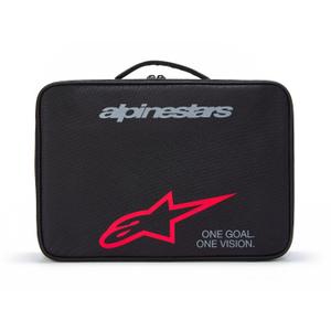Alpinestars Supertech Vision melns un sarkans briļļu futrālis